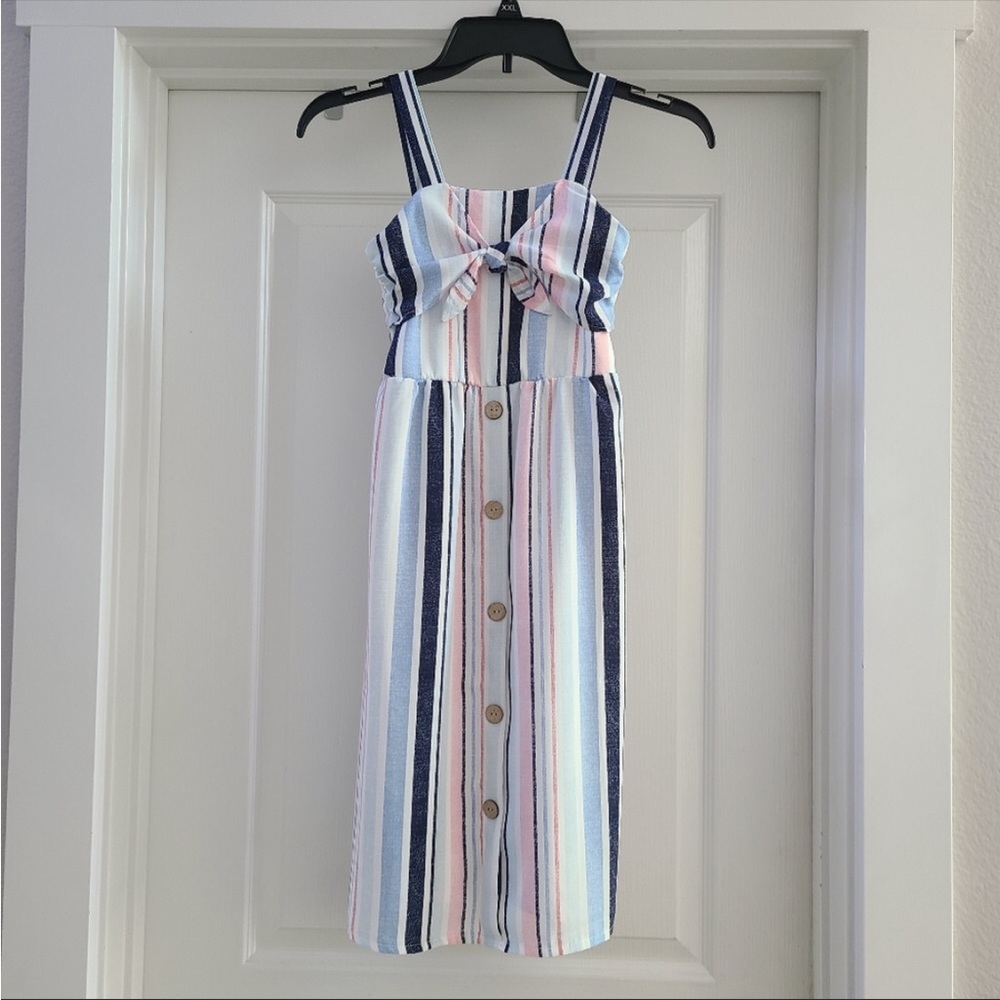 Striped dress.